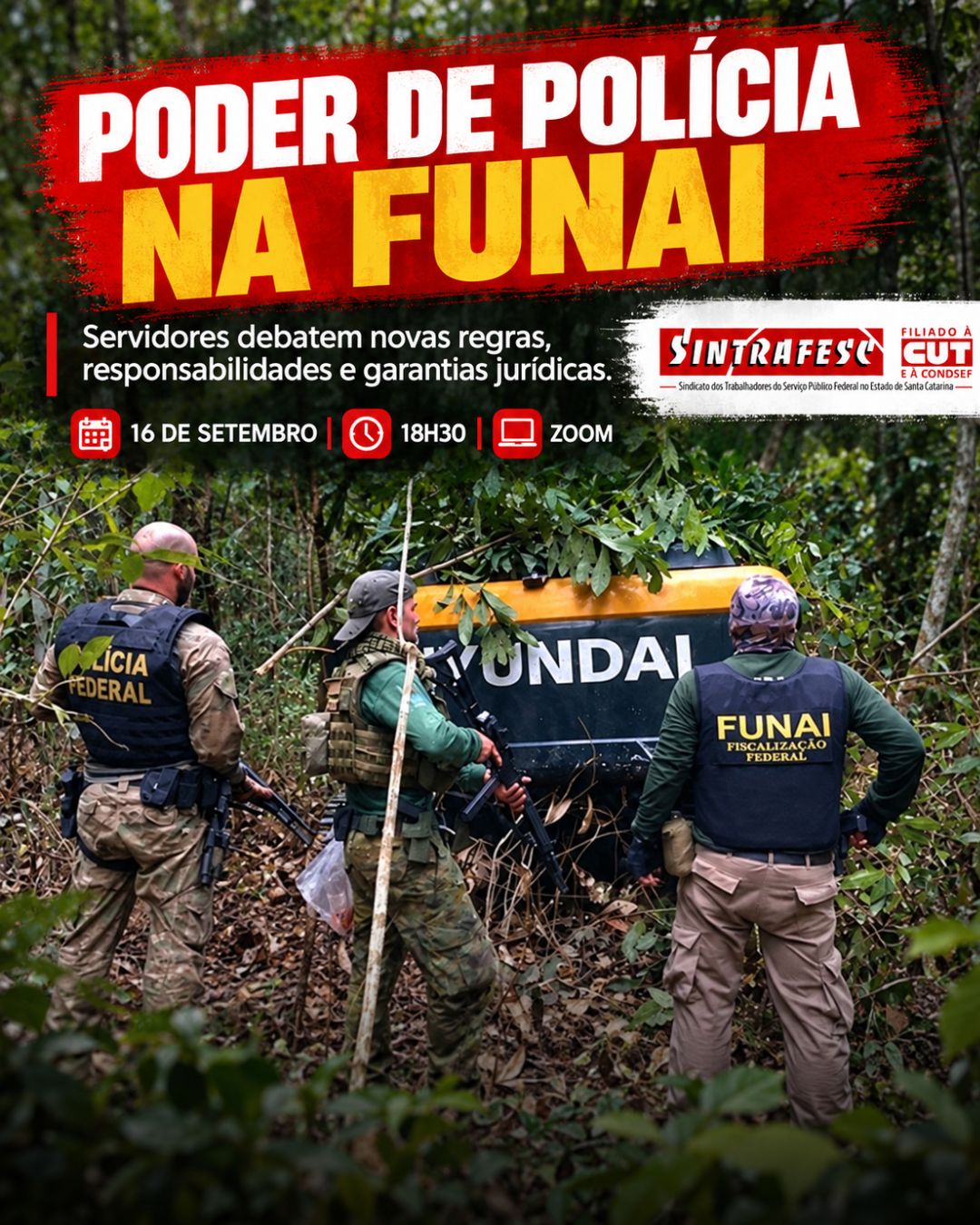 Poder de Polícia será pauta de reunião nacional virtual dos servidores da Funai