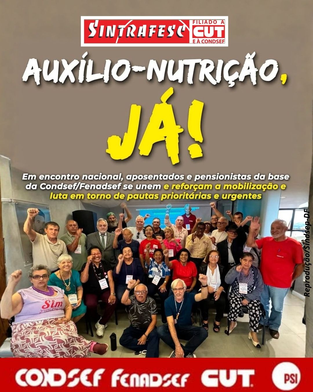 Encontro nacional aprova carta a Lula em defesa de servidores aposentados e pensionistas