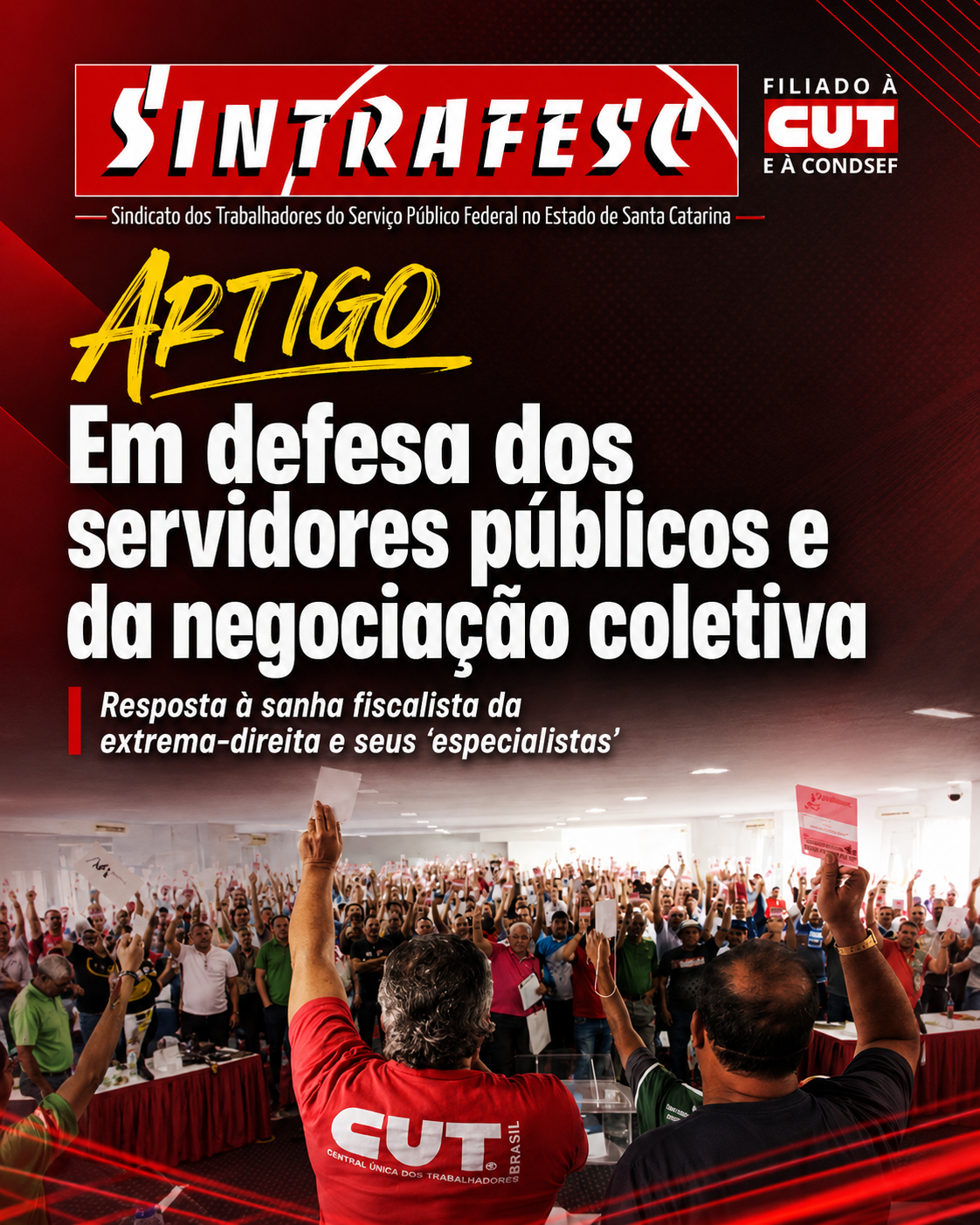 Em defesa dos servidores públicos e da negociação coletiva
