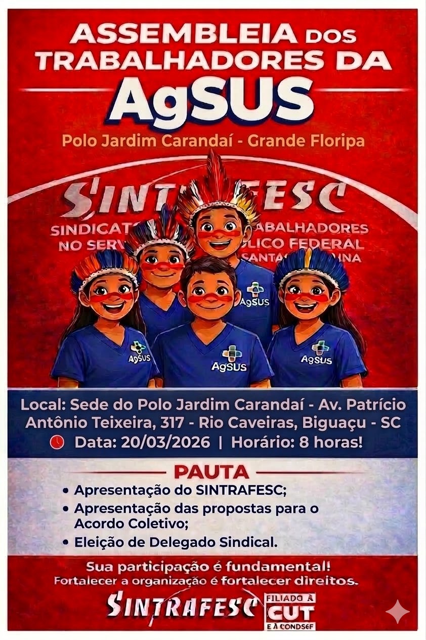 Assembleia dos trabalhadores da AgSUS lotados no Polo Jardim Carandaí